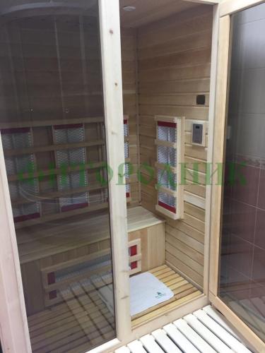 двухместная инфракрасная сауна «comfort» с керамическими излучателями