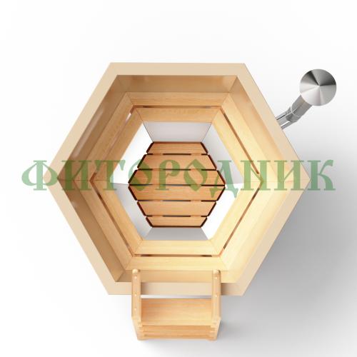 банный чан «comfort siberia» с печью 1650 мм