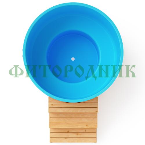 фурако круглая «comfort» из лиственницы с термопластиковой вставкой с электроподогревом 1700 мм