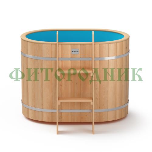 овальная купель «original» с пластиковой вставкой длина 1200 мм ширина 780 мм высота 900 мм