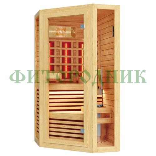 комбинированная сауна одноместная угловая «comfort»
