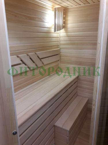 финская сауна двухместная угловая «comfort» с электрической печью