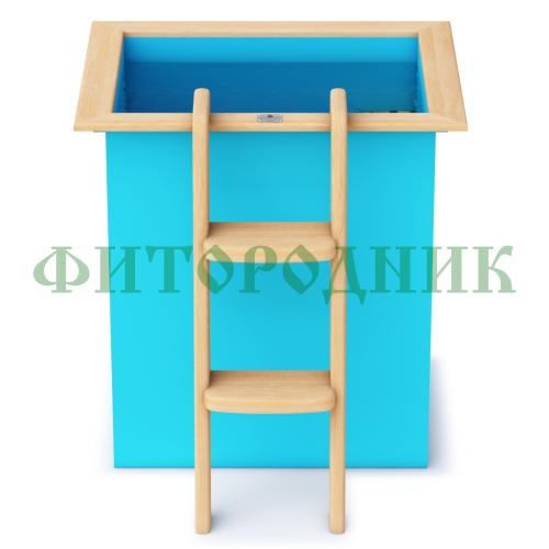 прямоугольная купель «comfort» из полипропилена длина 1000 мм ширина 780 мм высота 1000 мм