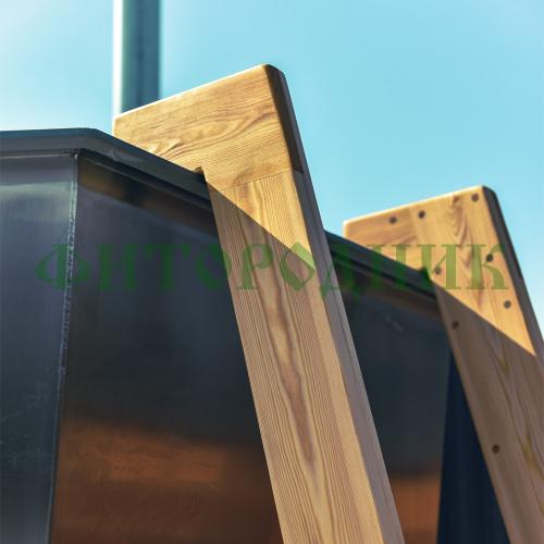 банный чан «original siberia» с печью 2150 мм