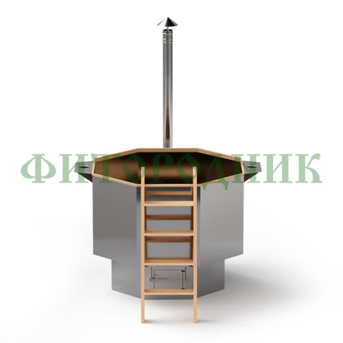 банный чан 8 гр. «сибирский знахарь» 1650 мм высота 1250 мм, глубина чаши 850 мм