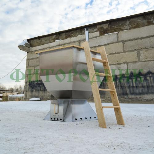 банный чан «comfort siberia» с печью 1650 мм