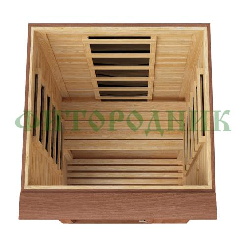 одноместная инфракрасная сауна «interio» с карбоновыми излучателями