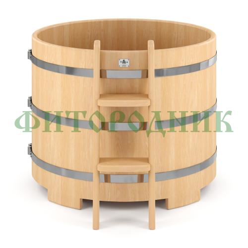 круглая купель «premium» из кедра диаметр 1500 мм высота 1150 мм
