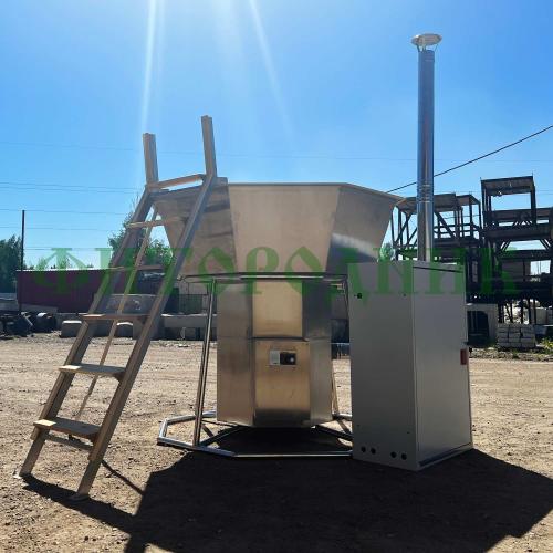 банный чан «premium neo steel» на подставке с газовой горелкой 2150 мм