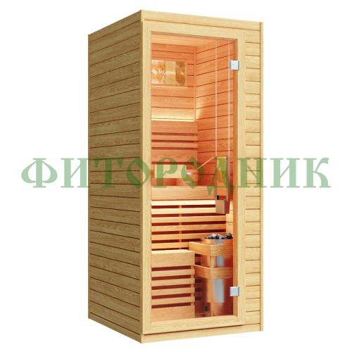финская сауна одноместная «comfort» с электрической печью