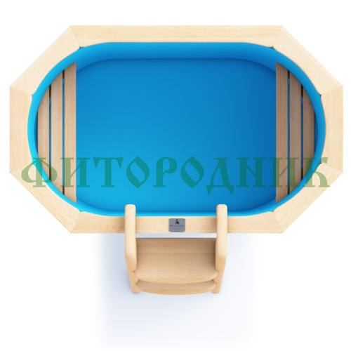 овальная купель «comfort» из полипропилена длина 1400 мм ширина 780 мм высота 1000 мм