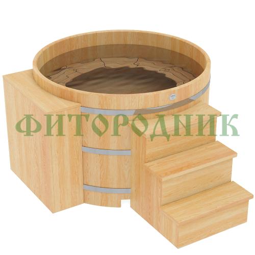 фурако круглая «premium» из кедра с электроподогревом 1700 мм