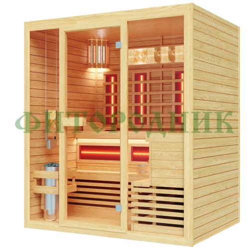 комбинированная сауна четырехместная «comfort»