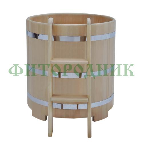 круглая купель «premium» из кедра диаметр 1200 мм высота 1150 мм