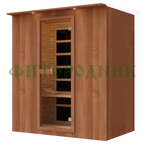 трехместная инфракрасная сауна «interio» с карбоновыми излучателями