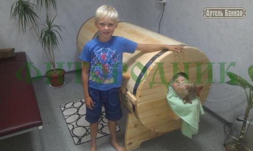 кедровая бочка горизонтальная «профессиональная»