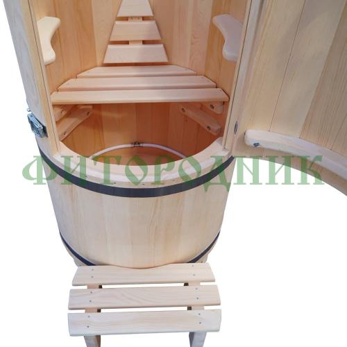 кедровая бочка «бондарная» с парогенератором