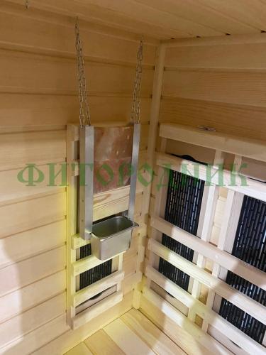комбинированная сауна одноместная «comfort» с душевой кабиной