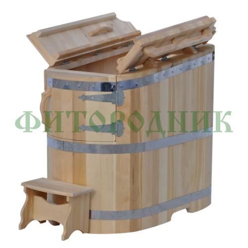 кедровая бочка полулежачая «классическая»