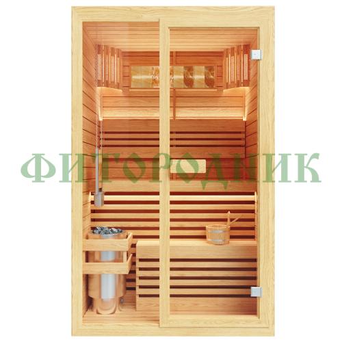 финская сауна двухместная «comfort» с электрической печью