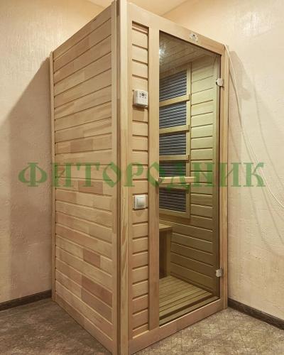 одноместная инфракрасная сауна «comfort» с карбоновыми излучателями