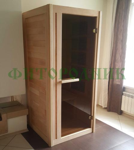 одноместная инфракрасная сауна «comfort» с карбоновыми излучателями