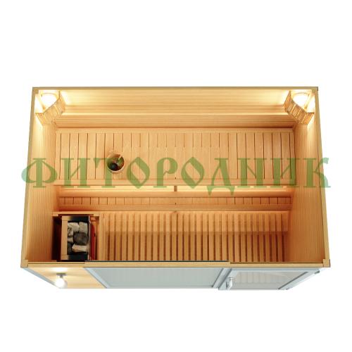 уличная модульная четырехместная сауна «premium» с электрической печью