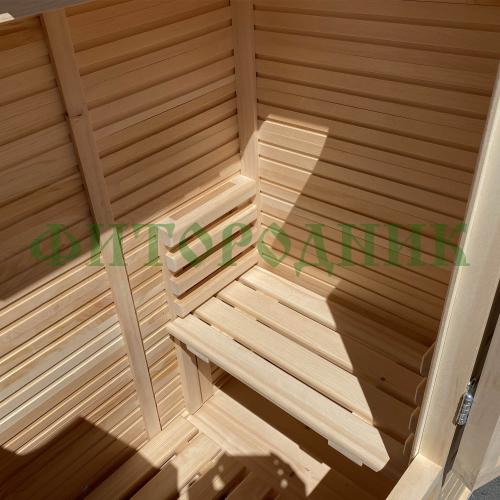 мини-сауна двухместная «sauna by siberia premium» с парогенератором «steamlux»