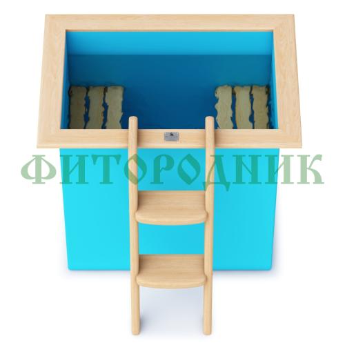 прямоугольная купель «comfort» из полипропилена длина 1200 мм ширина 780 мм высота 1000 мм