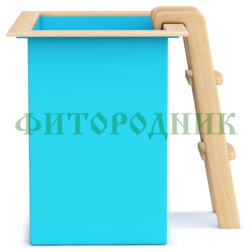 прямоугольная купель «comfort» из полипропилена длина 1200 мм ширина 780 мм высота 1000 мм