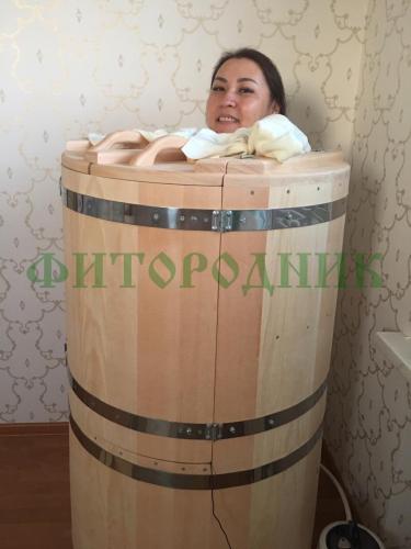 кедровая бочка «бондарная» с парогенератором