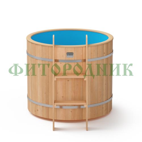 круглая купель «original» с пластиковой вставкой диаметр 1000 мм высота 900 мм