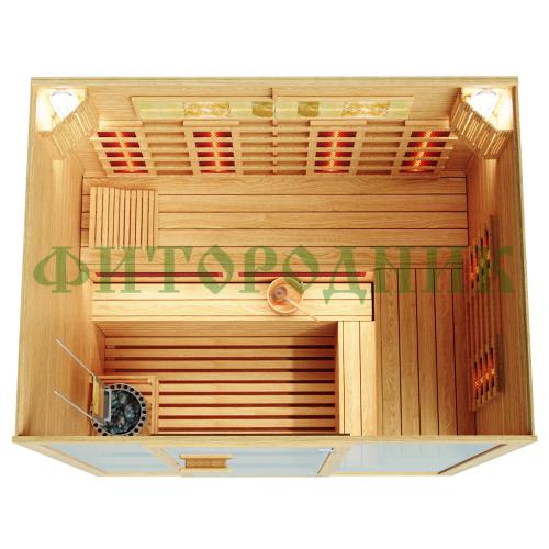 комбинированная сауна четырехместная «comfort»