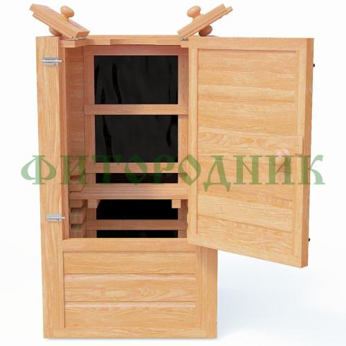 мини-сауна квадратная «двухрежимная» с инфракрасными излучателями и парогенератором «urfine»