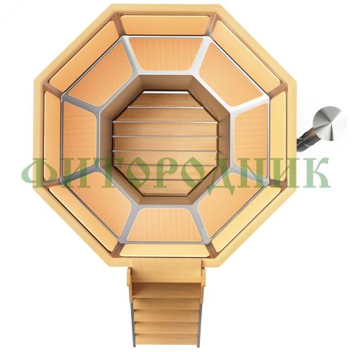 банный чан «premium neo steel» на подставке с печью 1750 мм