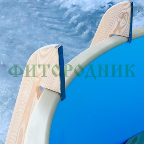 овальная купель «original» с пластиковой вставкой длина 1400 мм ширина 780 мм высота 900 мм