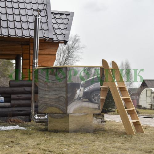 банный чан 8 гр. «сибирский знахарь» 1650 мм высота 1250 мм, глубина чаши 850 мм