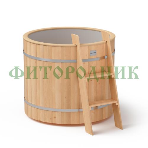 круглая купель «original» с пластиковой вставкой диаметр 1000 мм высота 900 мм