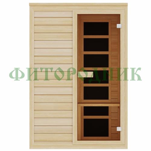 двухместная угловая инфракрасная сауна «comfort» с карбоновыми излучателями