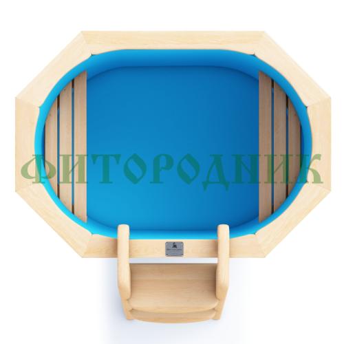 овальная купель «comfort» из полипропилена длина 1200 мм ширина 780 мм высота 1000 мм