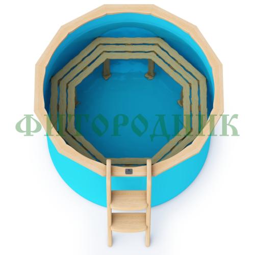 круглая купель «comfort» из полипропилена диаметр 2000 мм высота 1000 мм