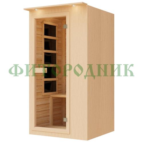 одноместная инфракрасная сауна «interio» с карбоновыми излучателями