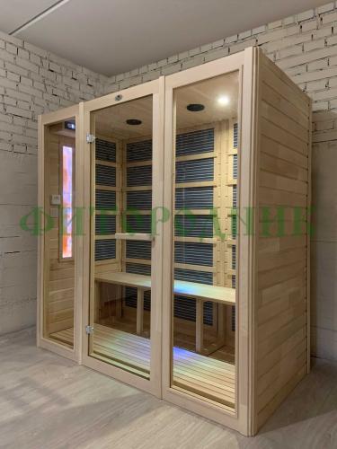 трехместная инфракрасная сауна «comfort» с карбоновыми излучателями