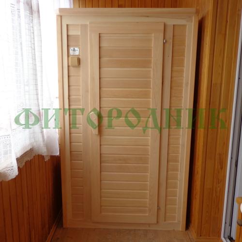 финская сауна одноместная «comfort» с электрической печью