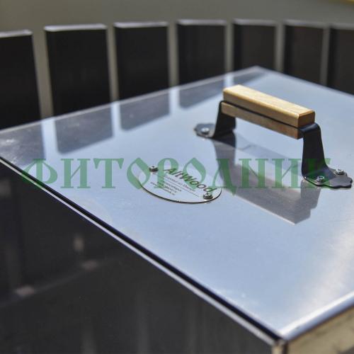 фурако круглая «comfort» из лиственницы с пластиковой вставкой со встроенной печью 2000 мм