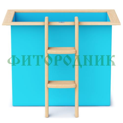 прямоугольная купель «comfort» из полипропилена длина 1400 мм ширина 780 мм высота 1000 мм