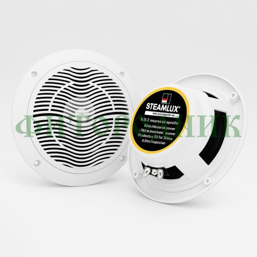 термостойкие водостойкие динамики «steamlux» music system premium для бани сауны хамама