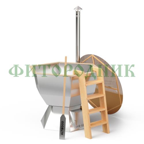 банный чан «comfort siberia» с печью 1650 мм