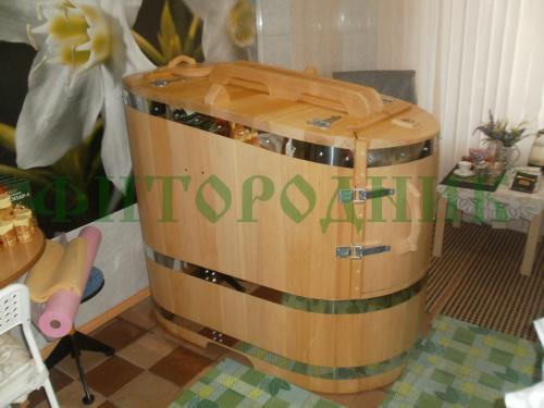 кедровая бочка полулежачая «профессиональная»