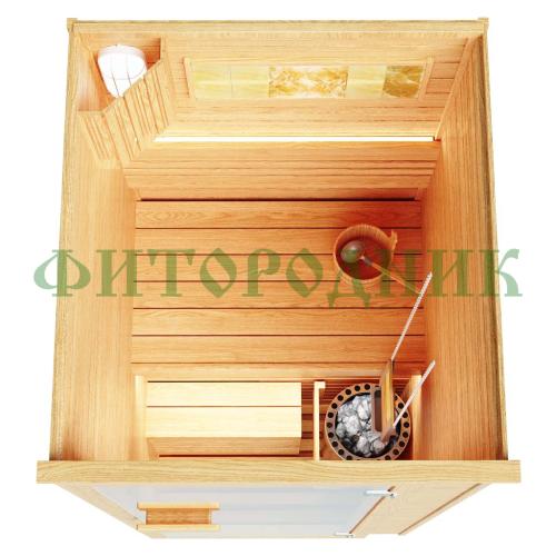 финская сауна одноместная «comfort» с электрической печью